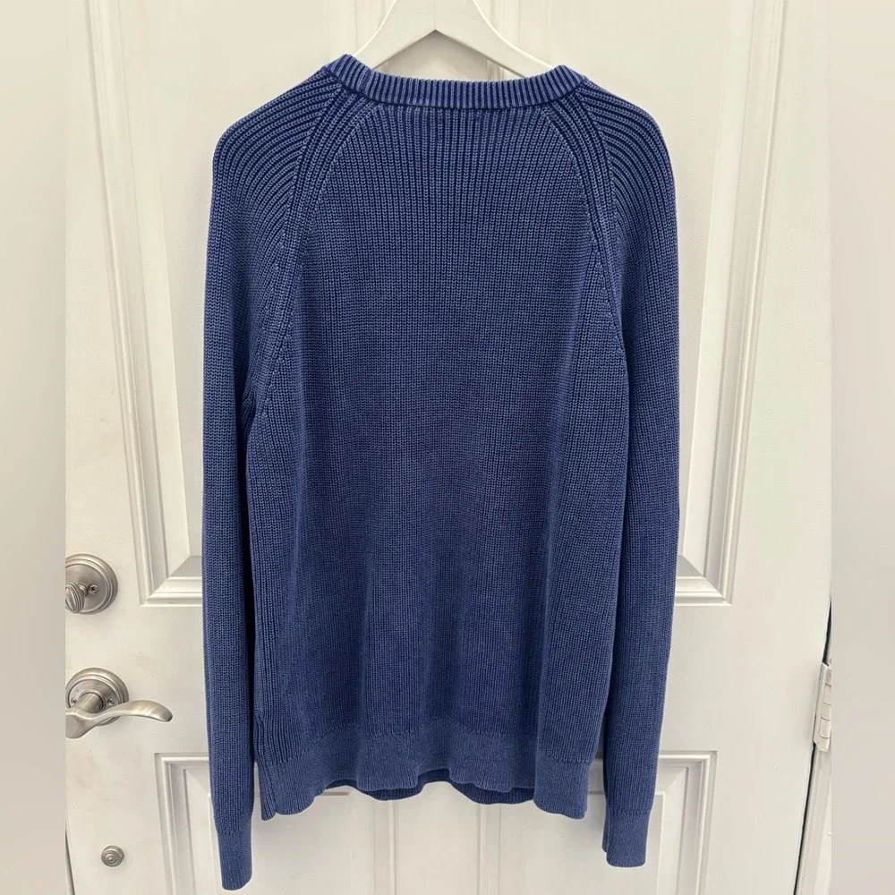 J. Crew Men’s Heritage Cotton Shaker-stitch Sweater Large